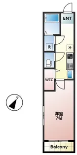 フォレスト西所沢【3階】の間取り
