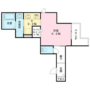 サンボヌール【3階】の間取り