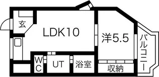 Bustle岐阜羽島【3階】の間取り