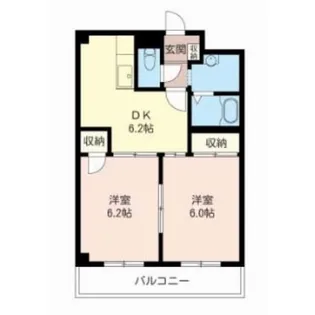 アービス島田C【2階】の間取り