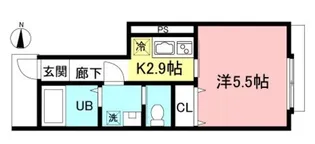 グラフィアスコートII【1階】の間取り
