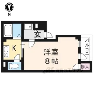 コスモハイツ出町【3階】の間取り