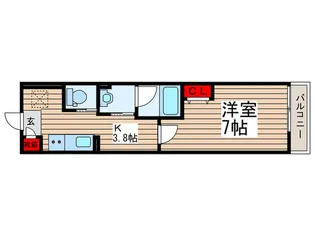 ジェイステージ船堀【4階】の間取り