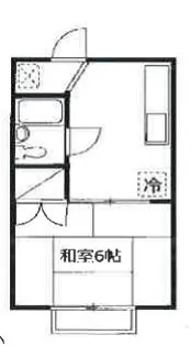 コーポ南浦【2階】の間取り