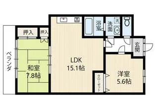 ルミエールI【2階】の間取り