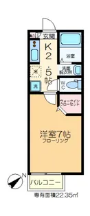 ドミール東金町【1階】の間取り