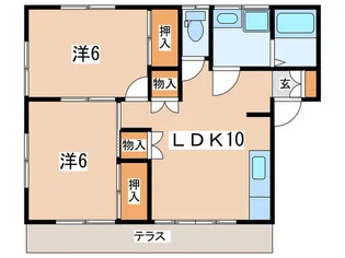CAME PORT 蛍田【1階】の間取り