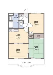 エスポワール【3階】の間取り