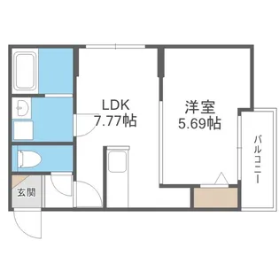 エフビル14【2階】の間取り