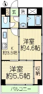 暁マンション【4階】の間取り