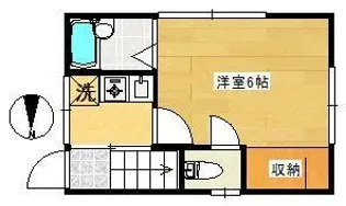 浅井荘【1階】の間取り
