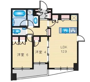 Brillia THE RESIDENCE TOKYO YAESU【5階】の間取り