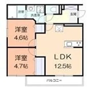 ボナールV【2階】の間取り