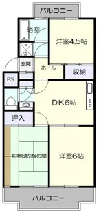 グランデール小手指1号【1階】の間取り