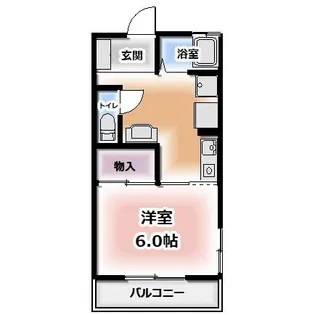 リエールハイツ【1階】の間取り
