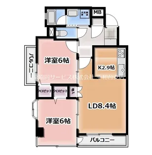 カスターニャ【4階】の間取り