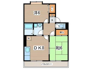 コニファー【2階】の間取り