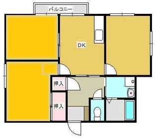 アーバン武蔵【2階】の間取り