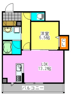 蔵屋マンション第5【1階】の間取り