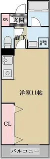 ラ メゾン ド ポム【3階】の間取り