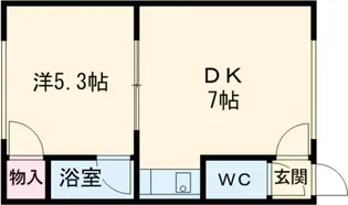 ハウスミユウ【1階】の間取り