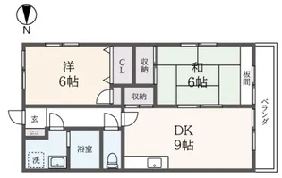 ガーデンシティあざみ野【3階】の間取り