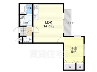 セントラルコート3【3階】の間取り
