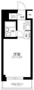 スカイコート下高井戸【11階】の間取り