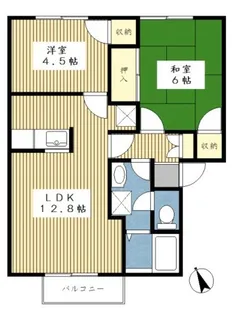 グリーンハイム【1階】の間取り
