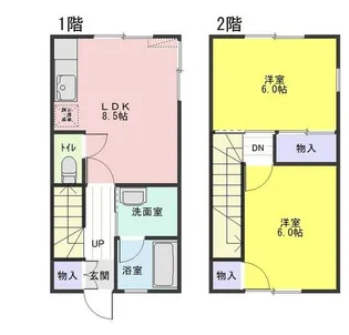 ベルメゾン【1階】の間取り