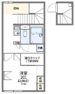 プラムヴィラ【2階】の間取り