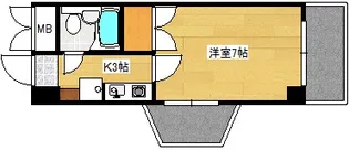 中村ビル【6階】の間取り