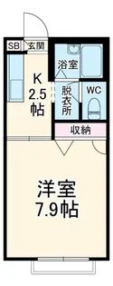 パークサイドヒル K【2階】の間取り