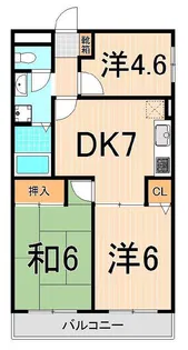 DeLCCS Ayase IV【3階】の間取り