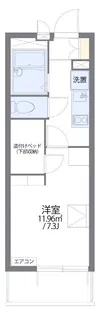レオパレス南一番【3階】の間取り