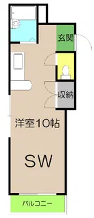リヴィエラ梅ノ辻(※2年以上ご入居いただける学生さん)【5階】の間取り