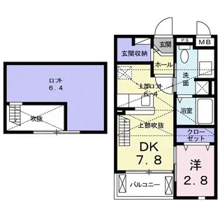 ミスモ・S【2階】の間取り