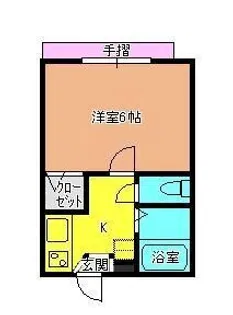 リトルハイツ【2階】の間取り