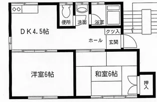 秋本荘【2階】の間取り