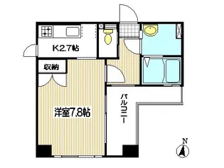 プロスペアーつつじヶ丘【7階】の間取り