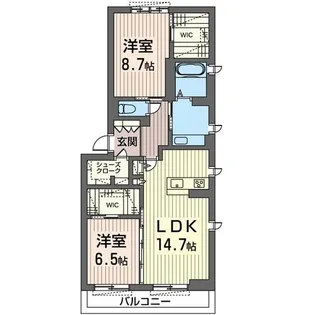 ShaMaison凪201【2階】の間取り