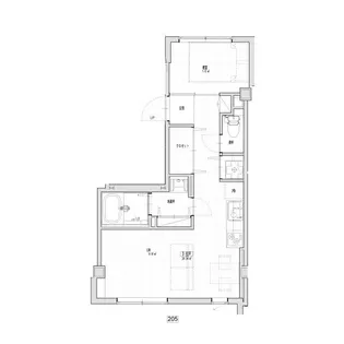 CASA SELVA【2階】の間取り