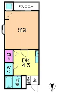 パル・ビレッジ【1階】の間取り