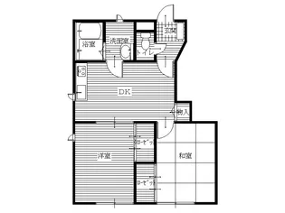 パッセーニャ南千木【1階】の間取り