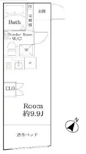 MAISON DE M メゾン・ド・エム【4階】の間取り