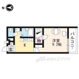 レオパレスエヌリバー【3階】の間取り