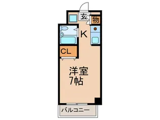 ハイツグリ-ンピア【4階】の間取り