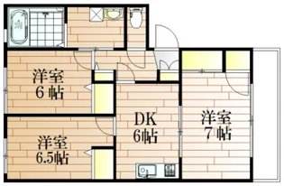 ディアコートLOVE II C棟【2階】の間取り