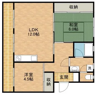 セントポーリア蜆塚【3階】の間取り
