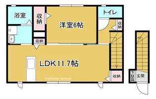 セジュールwit21【2階】の間取り